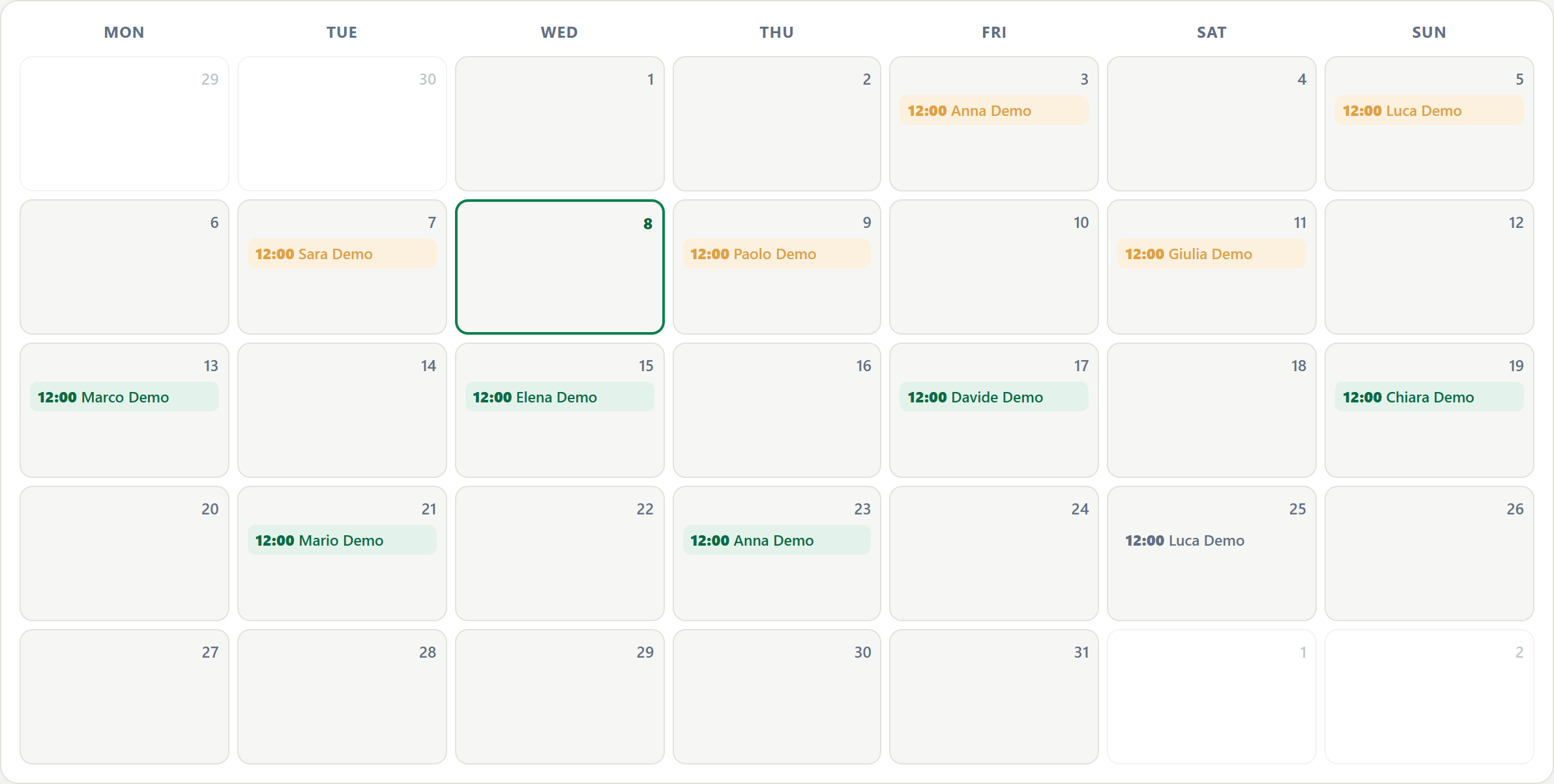 Calendar
